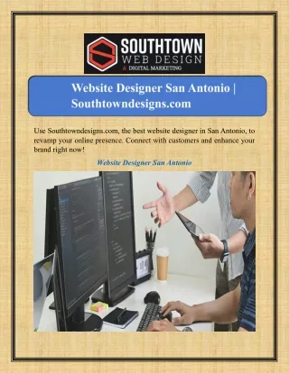 Website Designer San Antonio | Southtowndesigns.com