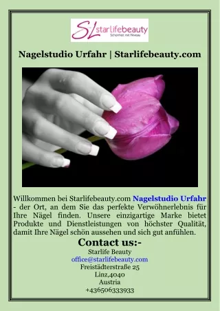 Nagelstudio Urfahr  Starlifebeauty.com