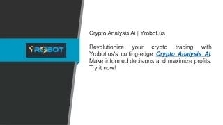 Crypto Analysis Ai  Yrobot.us