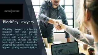 Legal Service Law Firm - Blackbaylawyers