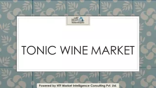 Tonic Wine Market