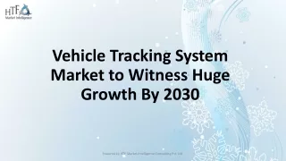 Vehicle Tracking System Market ppt