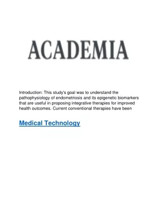 Medical Technology