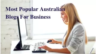 Most Popular Australian Blogs For Business