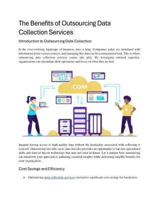 The Benefits of Outsourcing Data Collection Services