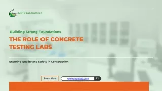 The Role of Concrete Testing Labs