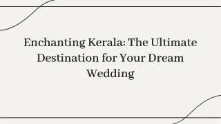 Destination Wedding In Kerala