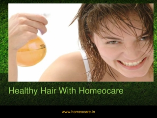 Hair loss treatment in homeopathy