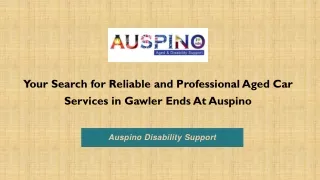 Your Search for Reliable and Professional Aged Car Services in Gawler Ends At Auspino