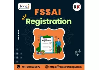 FSSAI registration online in India
