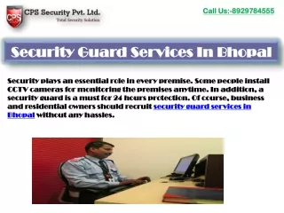 security guard services in bhopal