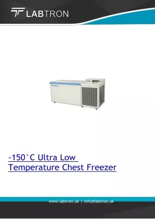 -150°C Ultra Low Temperature Chest Freezer