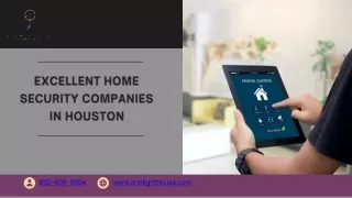 Top Home Security Companies in Houston to Protect Your Home