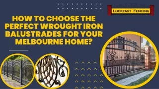 Wrought Iron Balustrades