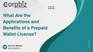 What Are the Applications and Benefits of a Prepaid Wallet License