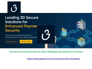 Ecommerce Fraud Prevention for Online Shopping How GPayments Can Help