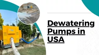 dewatering pump in USA- cosmos pumps