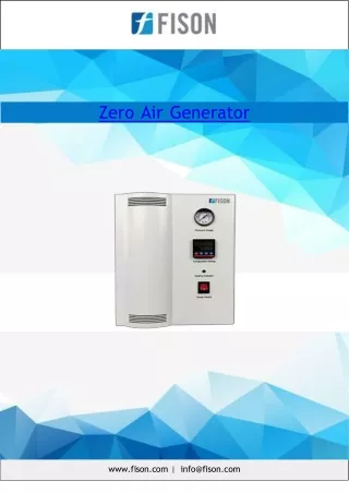 Zero-Air-Generator