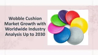 Wobble Cushion Market Growth with Worldwide Industry Analysis Up to 2030