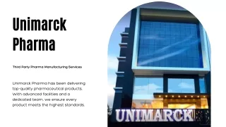 ISO Certified Pharma Manufacturing Services
