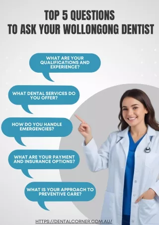 Top 5 Questions to Ask Your Wollongong Dentist