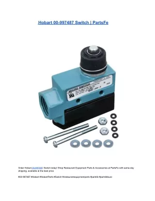 Hobart 00-997487 Switch _ PartsFe