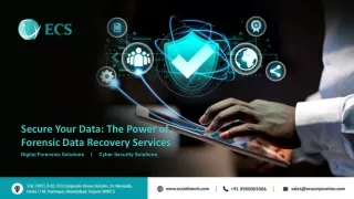 Secure Your Data The Power of Forensic Data Recovery Services