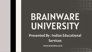 Brainware University