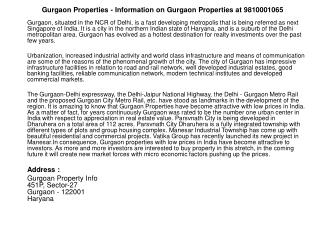 gurgaon properties,gurgaon new properties,gurgaon properties