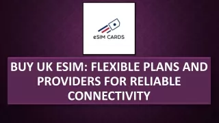 Buy UK eSIM: Compare Top Plans & Providers for Optimal Connectivity