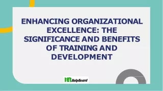 What is Training and Development