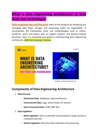 AWS Data Engineering with Data Analytics Online Training in Hyderabad