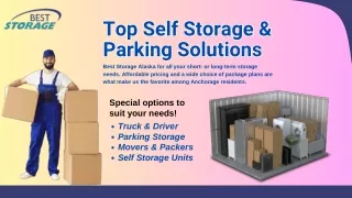 Secure Rental Self Storage Units in Anchorage, AK