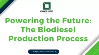 Powering the Future The Biodiesel Production Process (1)