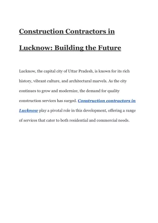 Construction Contractors in Lucknow_ Building the Future (1)