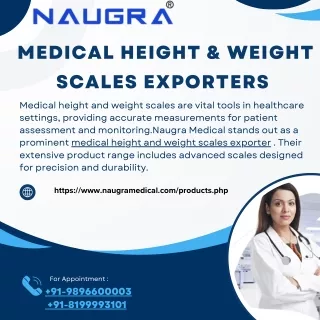 Medical Height & Weight Scales Exporters