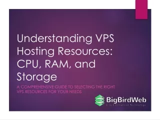 Understanding VPS Hosting Resources CPU, RAM, and Storage