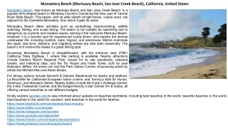 Discover Monastery Beach in Carmel By The Sea, California | Hiking, Scuba Diving