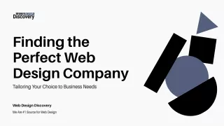 Finding the Perfect Web Design Company