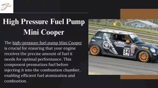 HPFP N14 MINI Cooper