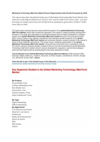 Marketing Technology