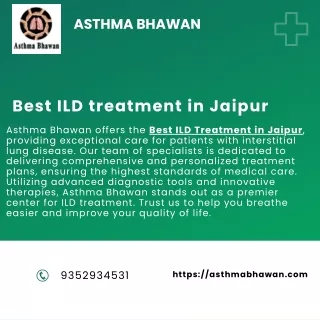 Best ILD treatment in Jaipur