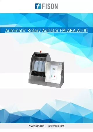 Automatic Rotary Agitator 2 L