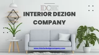 IDC- Living Room Interior Design in Dubai
