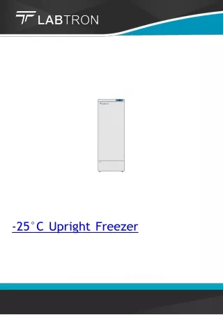 -25°C Upright Freezer