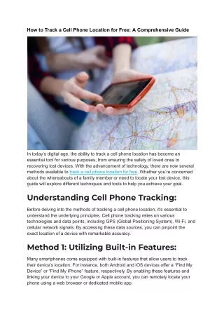 Understanding IMEI Location Tracking: Guide to all aspects of imei tracker