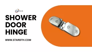Shower door hinge