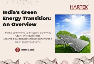 India's Green Energy Transition A Comprehensive Overview