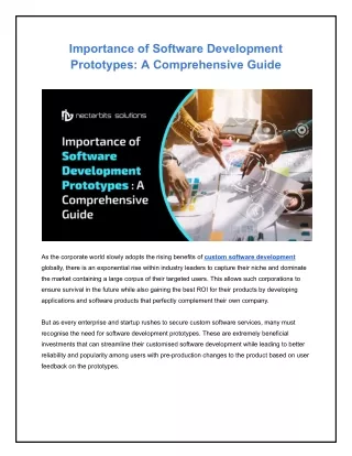 Importance of Software Development Prototypes_ A Comprehensive Guide