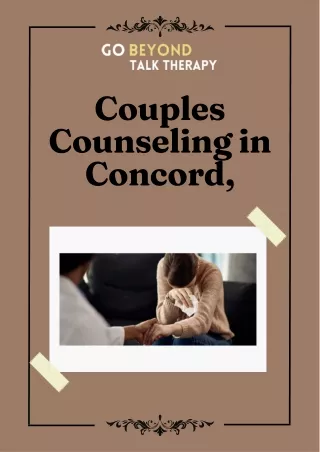 Strengthen Your Bond with Couples Counseling in Concord
